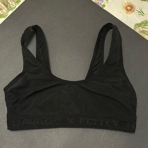 Savage X Fenty Black Mesh Bralette